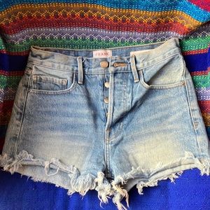 Frame denim shorts 25